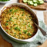 Courgette en Rijst Ovenschotel