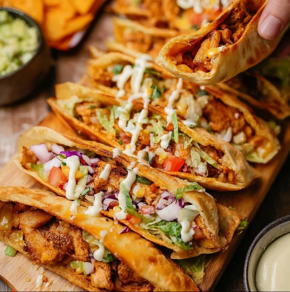 Heerlijke Nachos Kipbroodjes met gesmolten kaas en kruiden, perfect als snack.