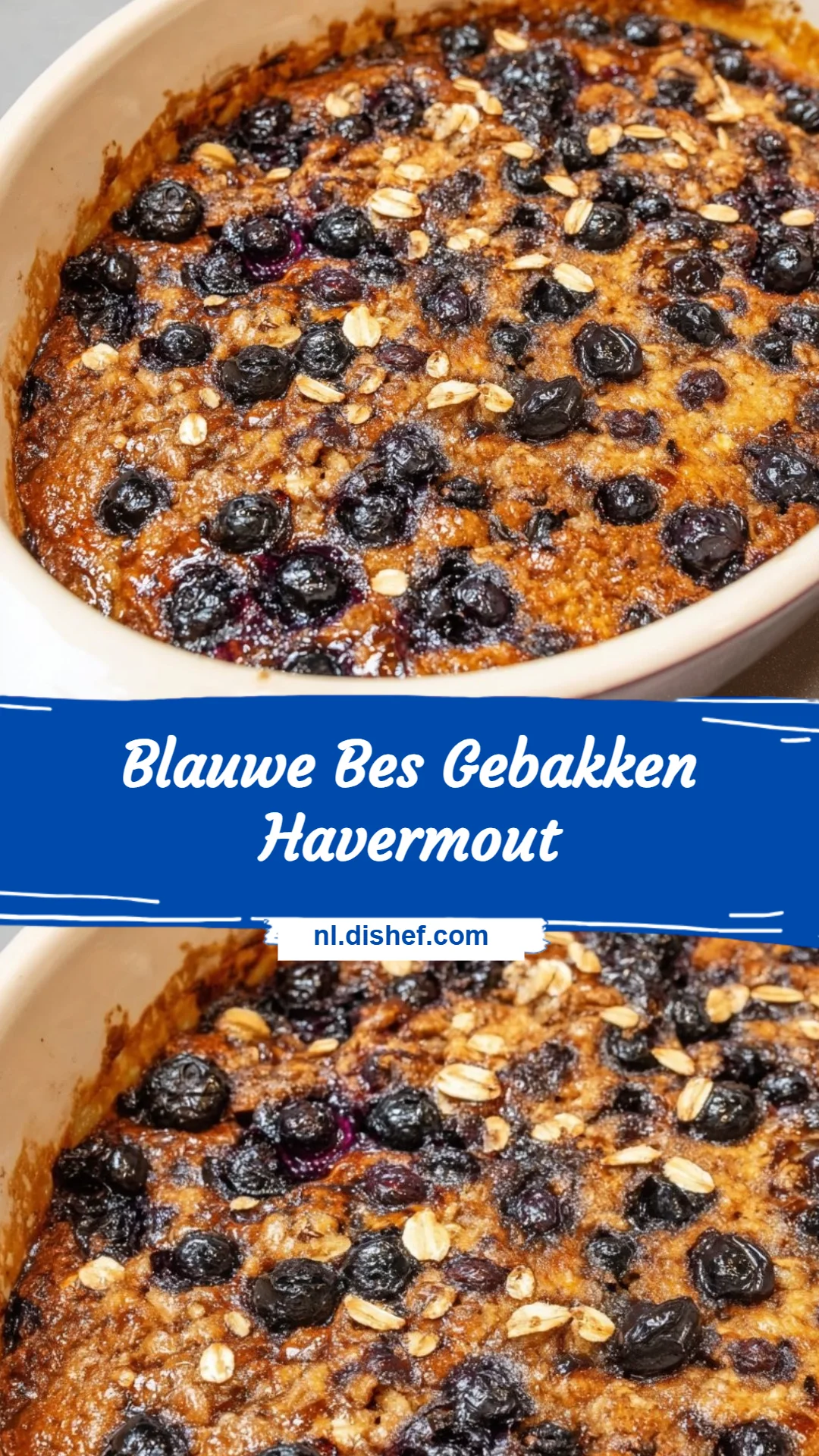Blauwe Bes Gebakken Havermout