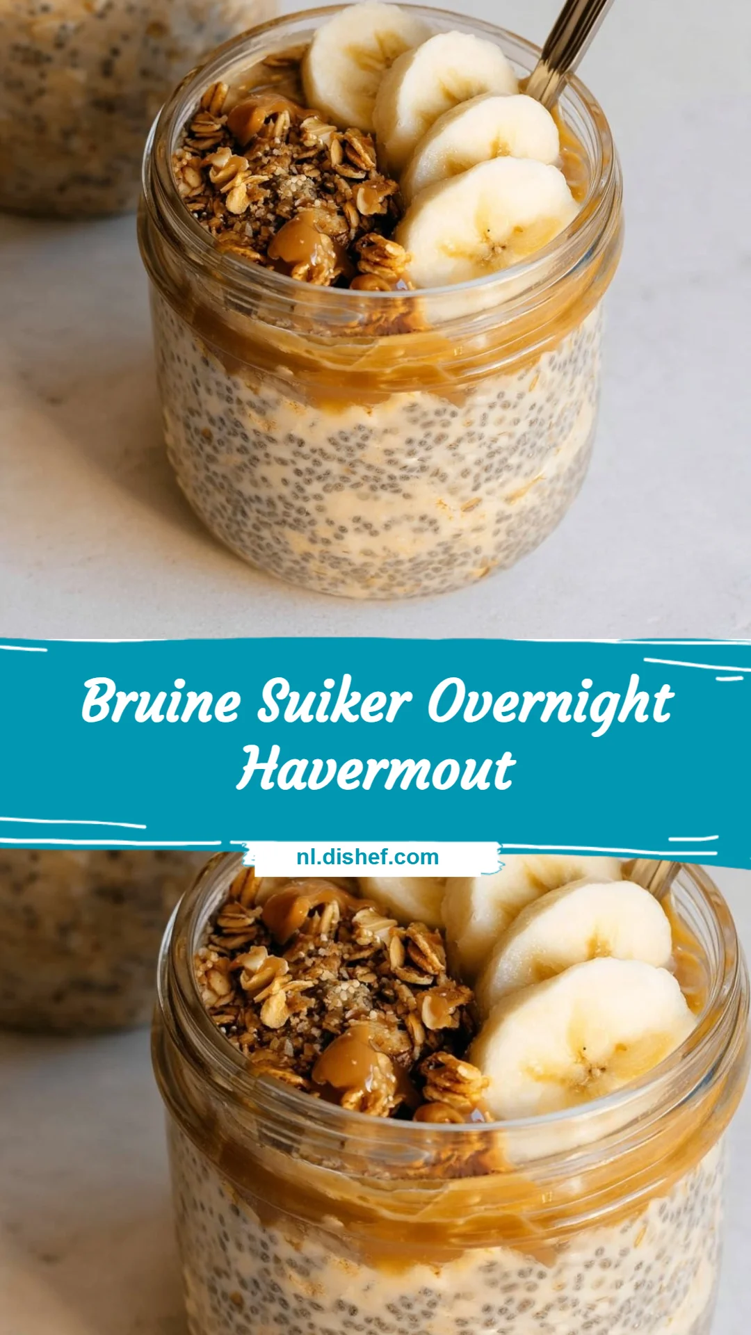 Bruine Suiker Overnight Havermout