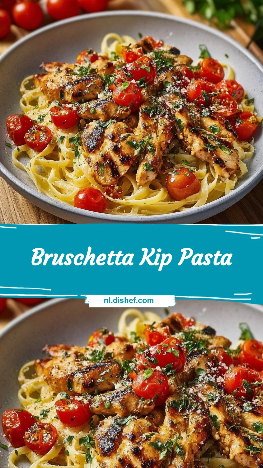 Bruschetta Kip Pasta