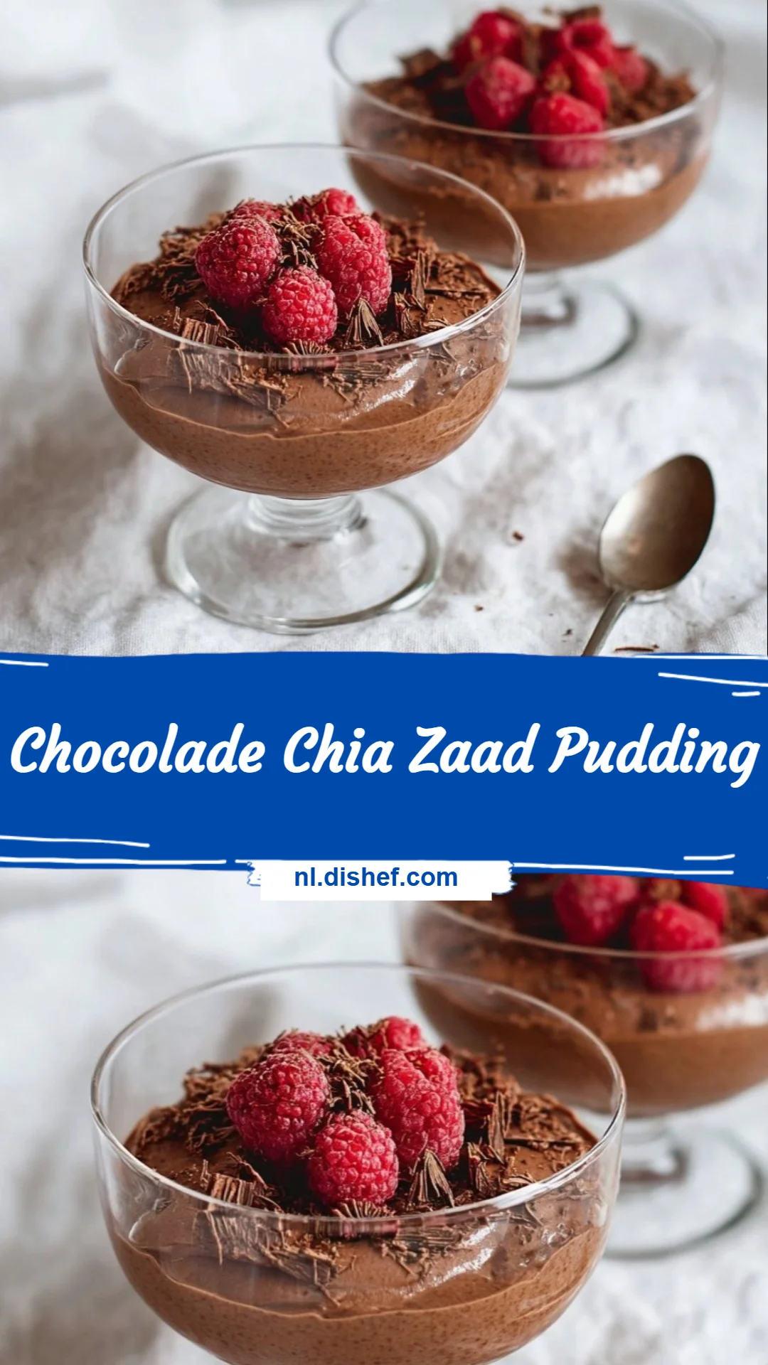 Chocolade Chia Zaad Pudding