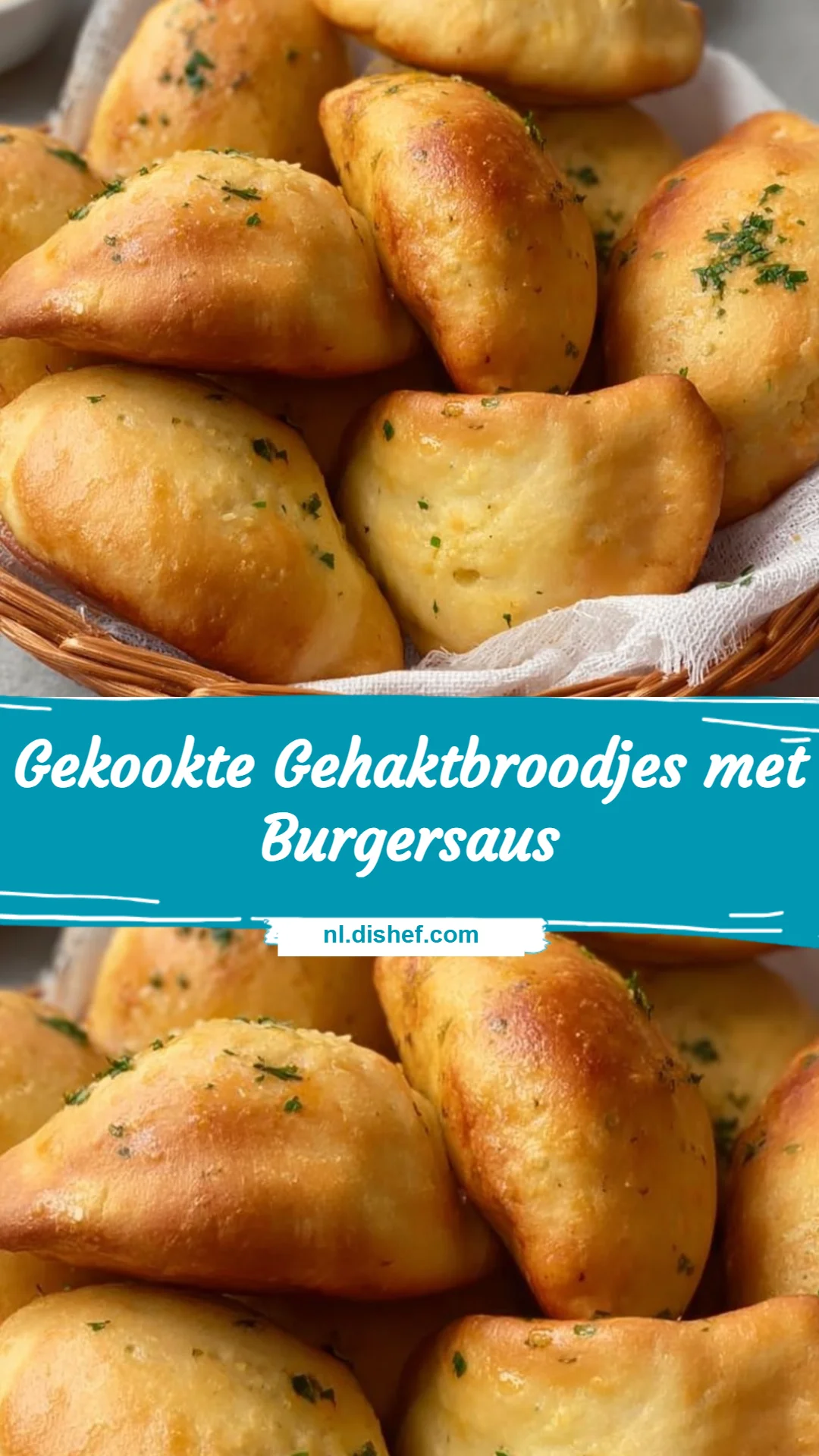 Gekookte Gehaktbroodjes met Burgersaus