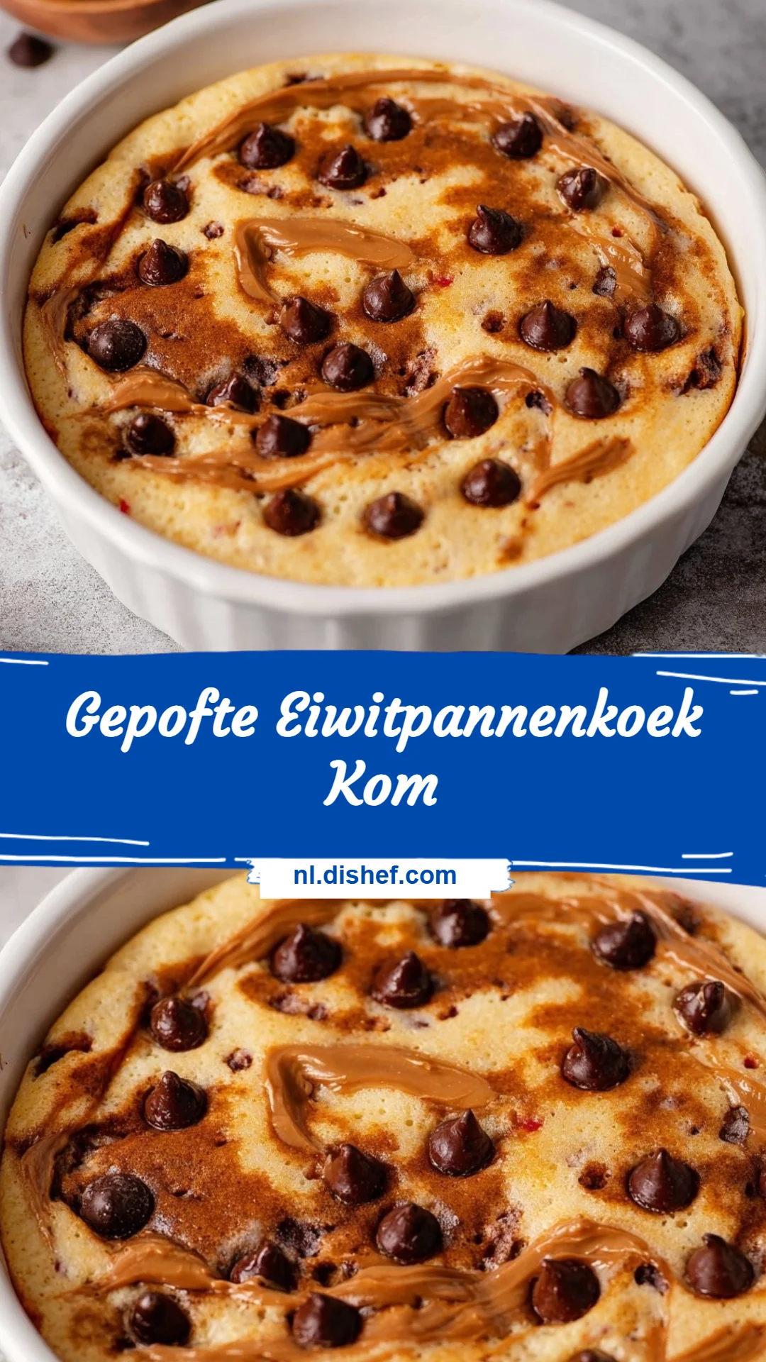 Gepofte Eiwitpannenkoek Kom