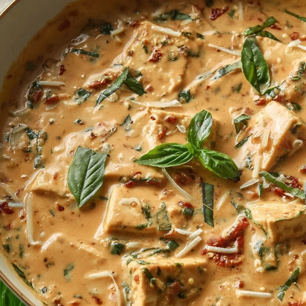 Illustratie van een huwelijk met tofu, symboliserend liefde en plantaardige gerechten.