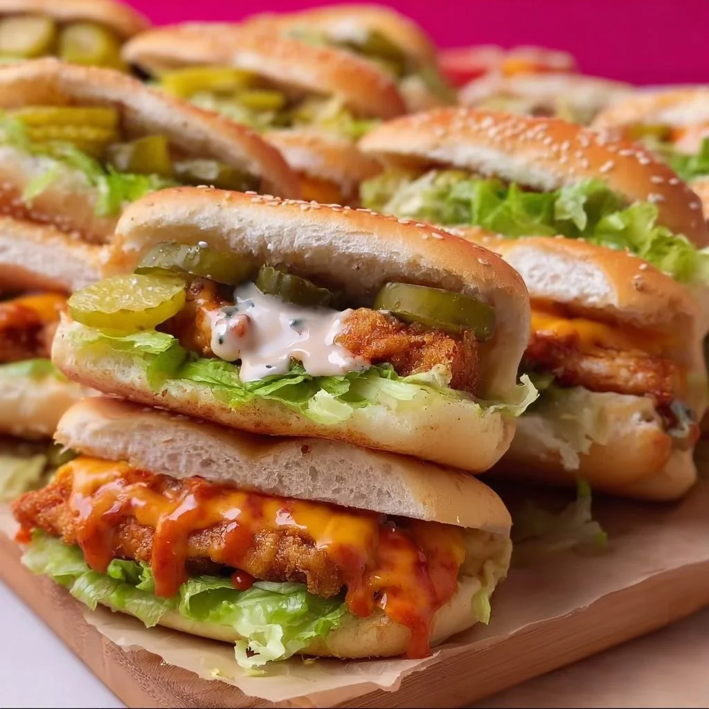 Heerlijke kaassaus kip broodjes met opwindende smaken