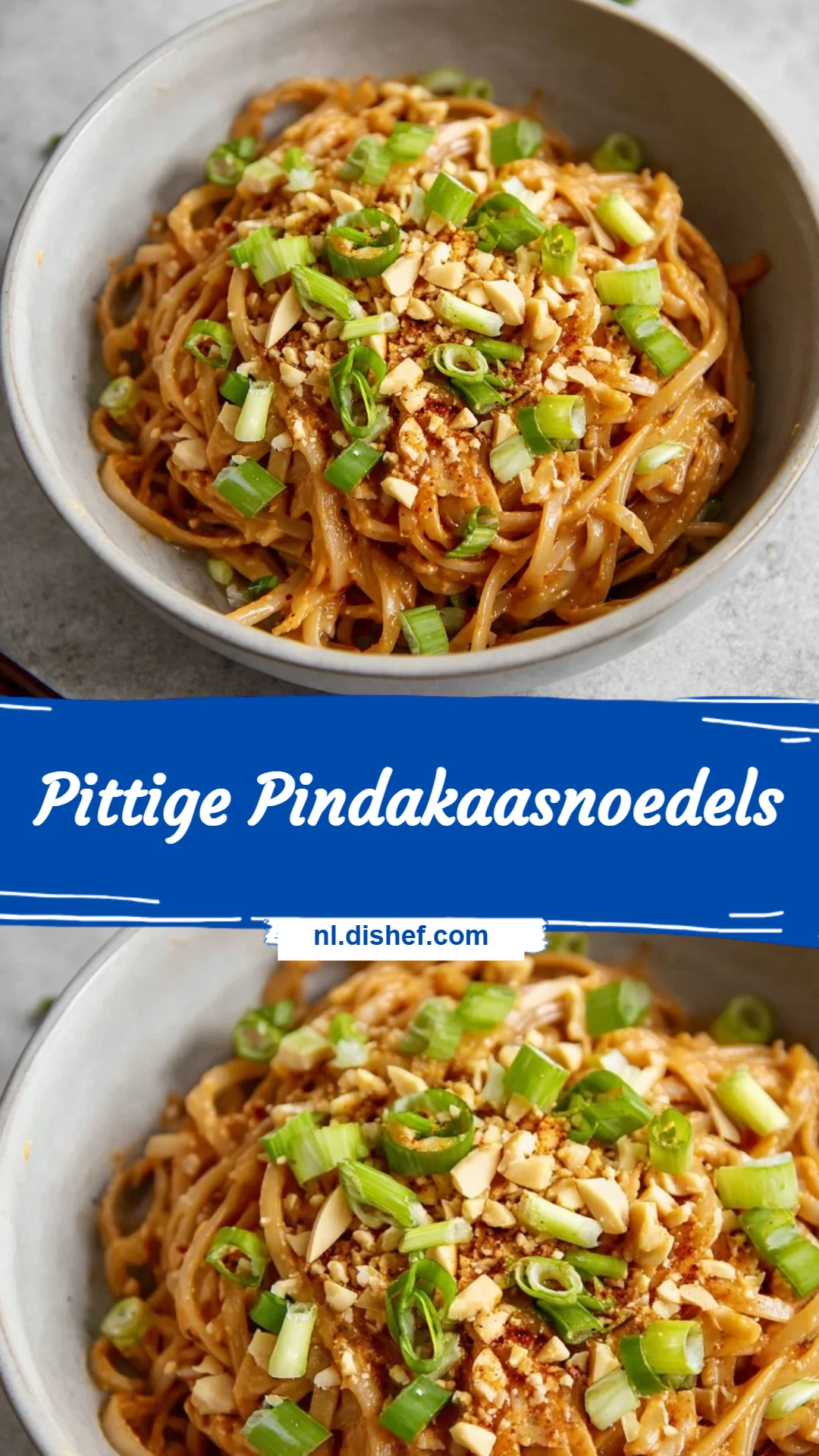 Pittige Pindakaasnoedels