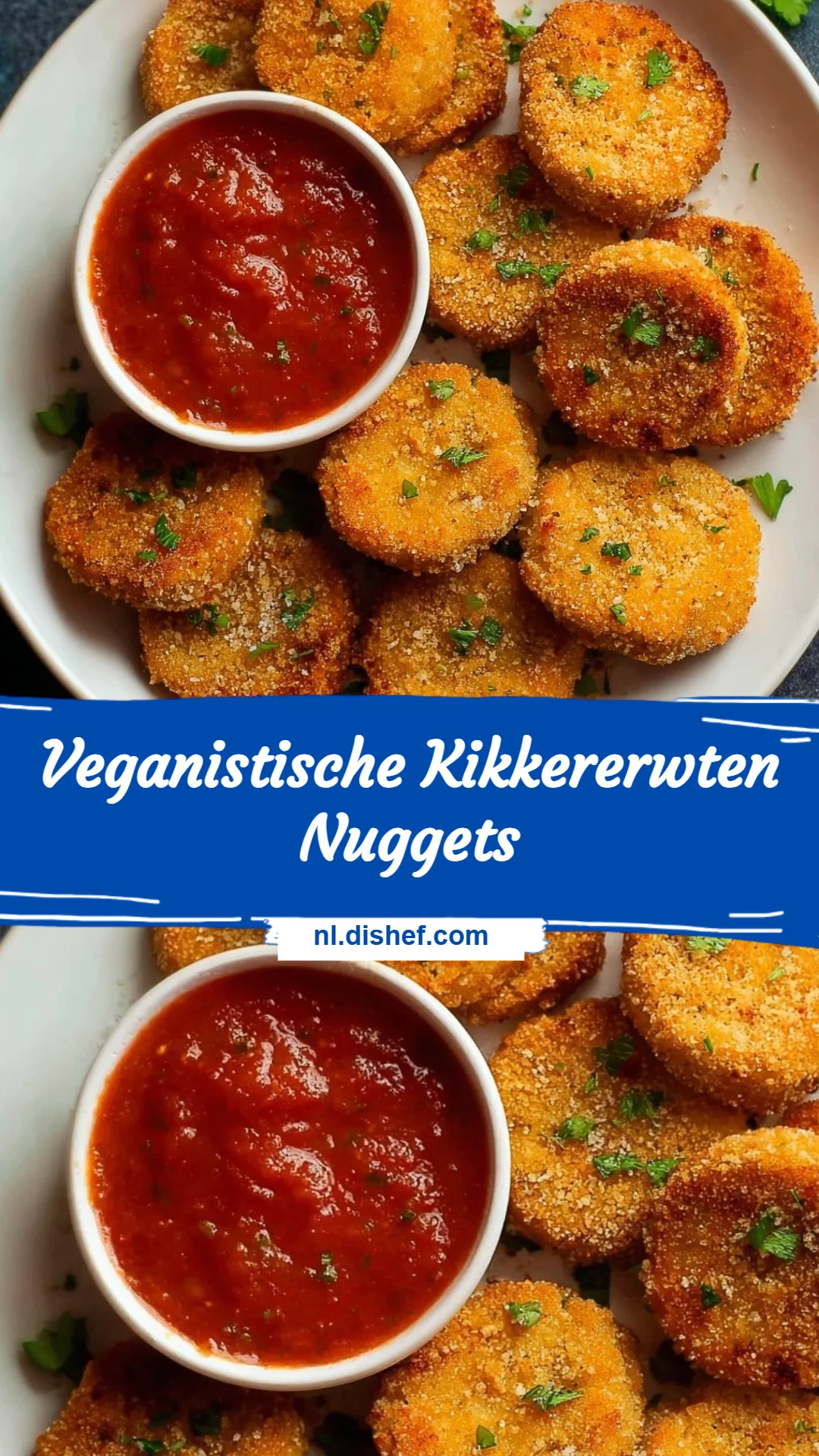 Veganistische Kikkererwten Nuggets