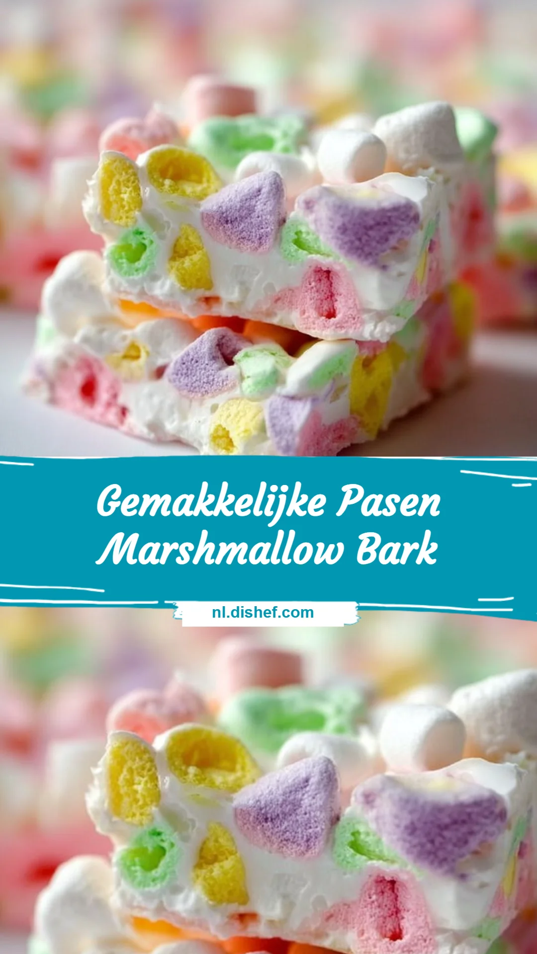Gemakkelijke Pasen Marshmallow Bark