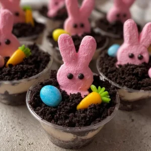 Paasgrond bekers voor decoratie en planten in de lente