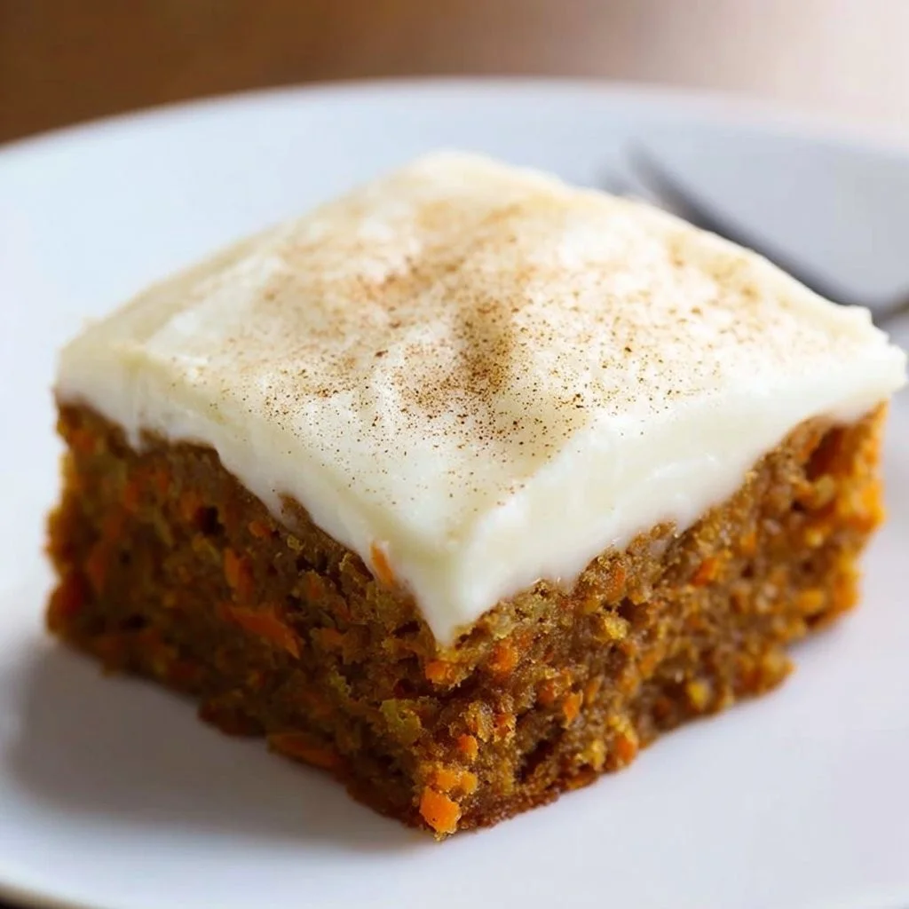 Heerlijke worteltaartrepen met gezonde ingrediënten