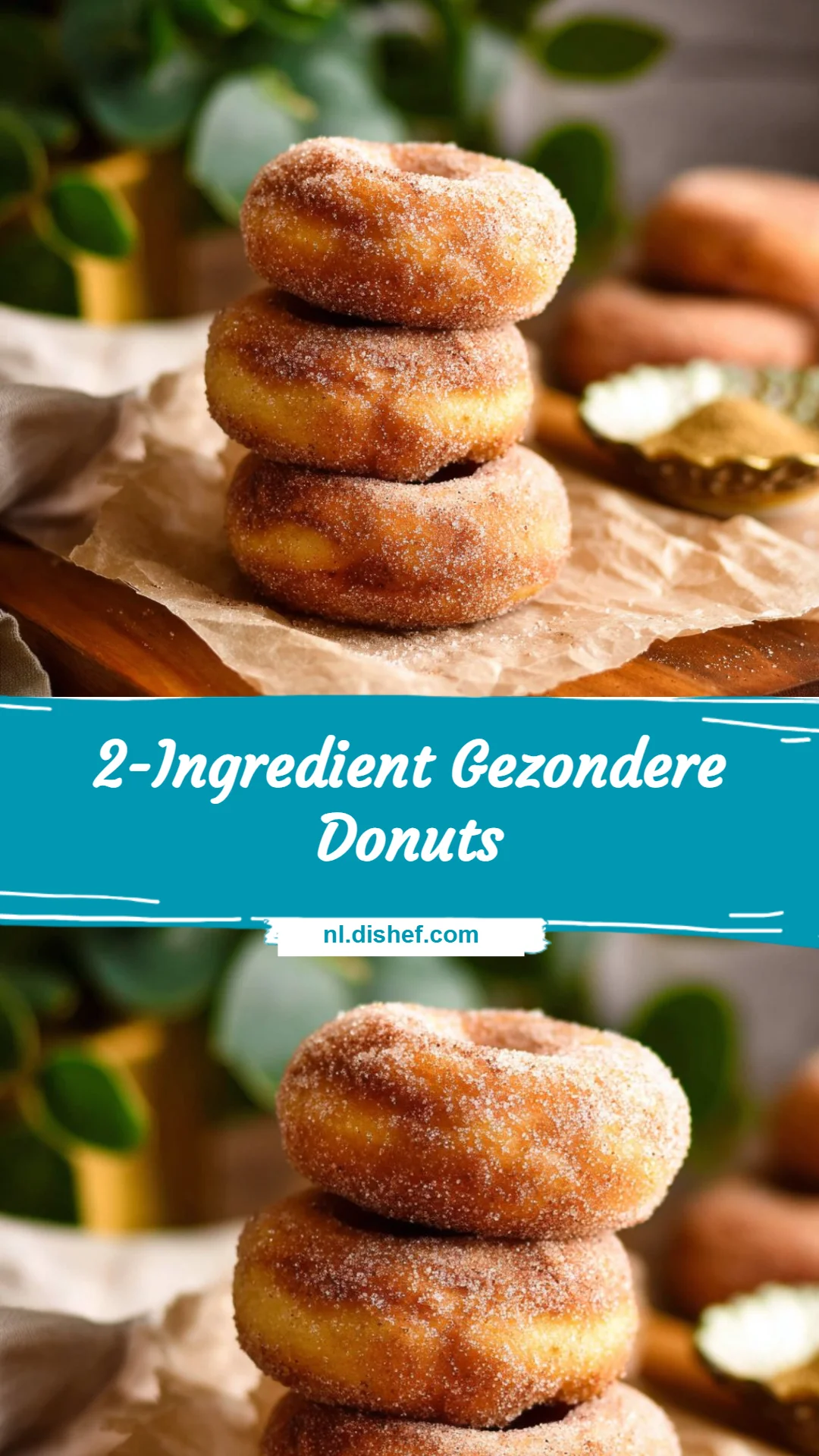2-Ingredient Gezondere Donuts