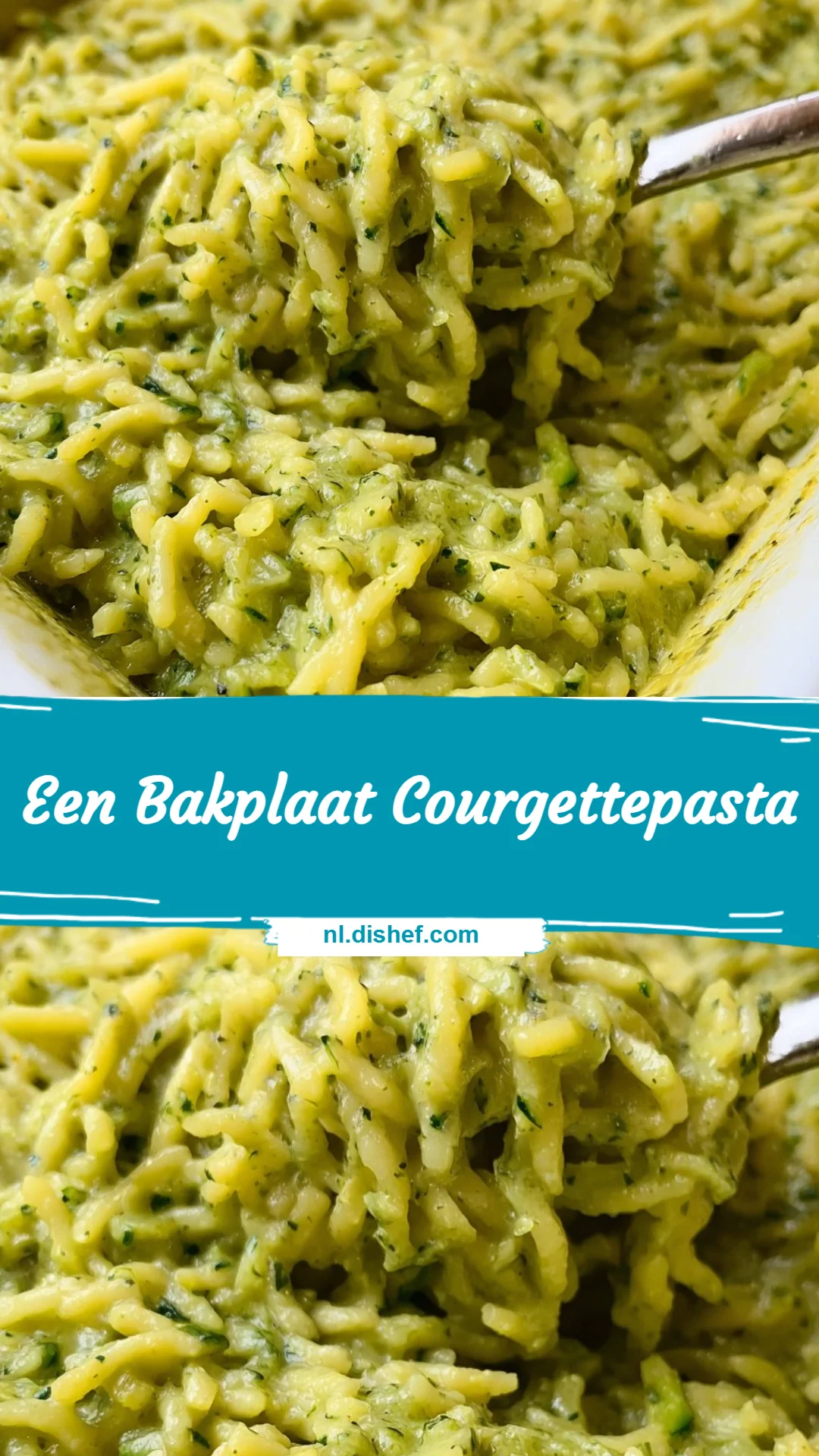Een Bakplaat Courgettepasta