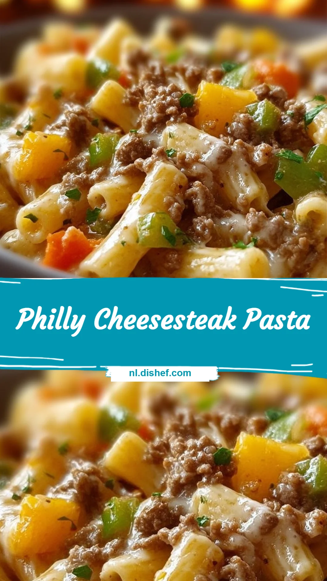 Philly Cheesesteak Pasta