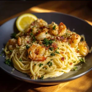 Heerlijke Zeevruchten Carbonara met verse ingrediënten en zeevruchten